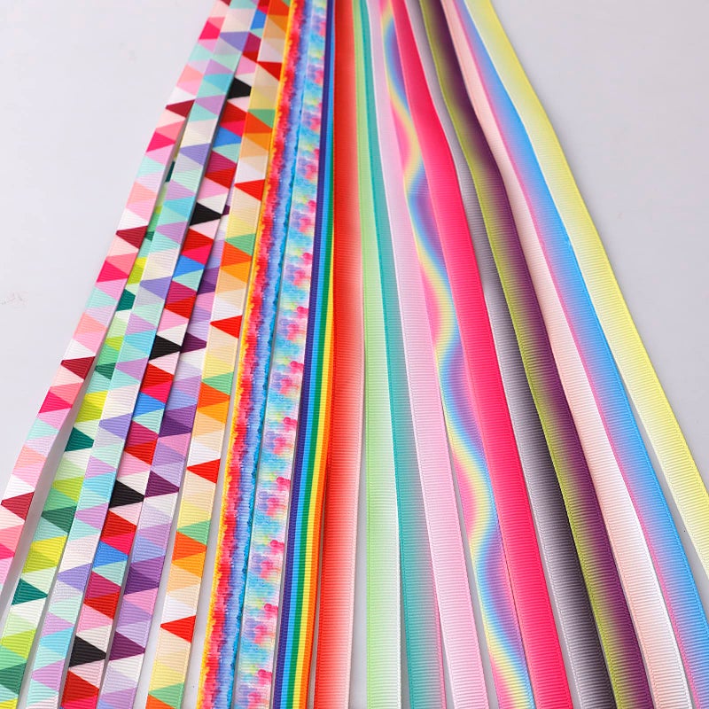 QingHan 3/8" Grosgrain Ribbon for Gifts Wrapping Crafts Boutique Fabric Ribbon 160yd (80x2yd) - Image 4